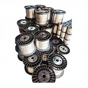 Udiya Factory Customized Size 1.45mm 2.7mm PVC Coated Stainless Steel (304/316) 7*19 7*7 Wire Rope Cable-Elevator Use