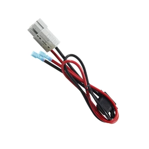 Copper Extension Harness Cable for Servomotor PVC Crimping Terminal 12V-24V 40A/50A Fuse Electric Vehicles Solar Systems