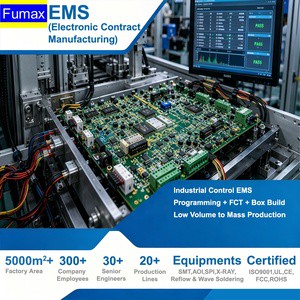 EMS Turnkey Assembly Servo Press Machine Main Control Board Programming Functional Testing Cable Harness Integration PCBA