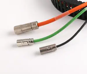 High Flexibility Encoder Power Brake Cable PVC Insulation Copper Core M27 Connector 8 Million Flexing Life Industrial... IATF 16
