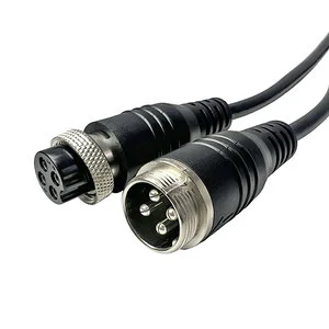 Custom GX20 4 Pin Waterproof Aviation Connector Cable Incremental Encoder Cable Stepper Motor Signal Wire