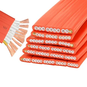 13 15 AWG/2.5 1.5MM Industrial Driving Elevator Electric Door Solid Conductor PVC Insulated Customizable TVVB13-20 Core Copper