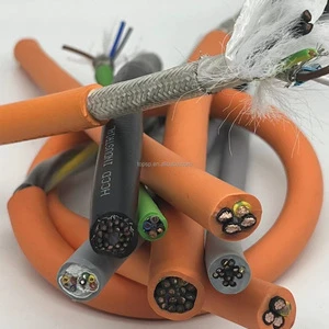 PVC Flexible Wire Harness 8/10/12/16 Core Encoder Signal Control Cable for Servo Motor Power Cable