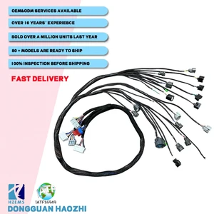 Tucked Engine Harness Replace CNCH-OBD2-1 CNCHOBD21 Fit for Honda Civic Integra B16 B18 D16 OBD2 Budget B-Series Engine
