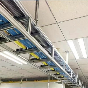 Strong and Weak Elevator Type Indoor Cable Management Tray Rack Aluminum Alloy Climbing Ladder Wire Rack Durable Cable Trays