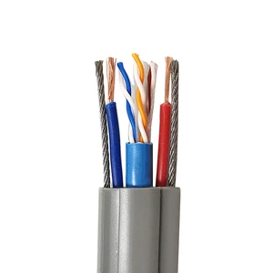 Wholesale Flat CCTV UTP Cat6 Lift Travelling Elevator Power Cables
