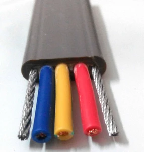 Huadong EVVF EVVF-H-O.CX EVVF-H PVC Flexible Flat Traveling Elevator Traveling Cable