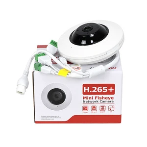 DS-2CD2955G0-ISU Hik 5MP POE Outdoor Security Fisheye Network Camera Night Vision CMOS Sensor IP67 NVR SD Card & Cloud Support