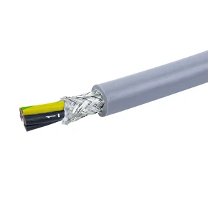 Copper Conductor CNC Servo Motor Cable 3x4 TPU Cable 3/4/5 Core Screen Motor Encoder Power Cable