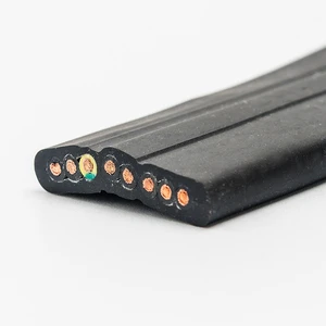 300/500V Hoist Crane Cable Crane Elevator Lift Spare Parts Shielded Flat Cable Multi Core Elevator Traveling Cable