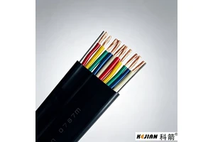 Flat Cable Can Be Customized H05VWH6-F PVC Insulated YFFB Mobile Flexible Flat Elevator Crane Cable 450/750V Rated Voltage