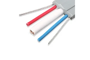 4pairs Flat Elevator Cable Flexible Travelling Elevator Cable with Steel Messenger Elevator Control Cable UTP CAT6