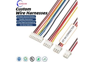 Wire Harness Original 2.5mm Pitch Female Wire Connector Custom 2 3 4 Pin Jst Xh 2.5 Cable Assembly Connector 10way Cables