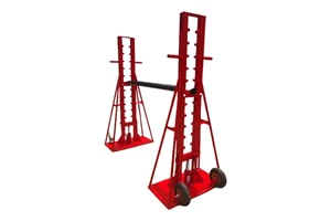 Underground 5T Cable Drum Jack Heavy Load Hydraulic Cable Reel Elevators Pay-off Cable Reel Stand Drum Lifter