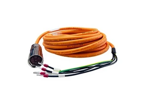 Compatible with Huichuan INOVANCE Servo Motor Explosion-Proof Power Line S6-L-M19A-10.0-T-EX Insulated None Made in China