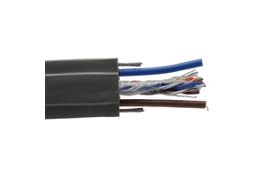 Unshielded UTP Cat5e Flat Lift Travel Elevator Cable for Cctv Camera