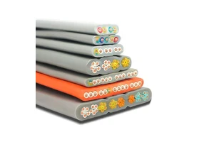 High Flexible Copper Conductor Flat Festoon Cable for Overhead Crane Hoist Elevator Control | YFFB/YFGB Industrial Cable