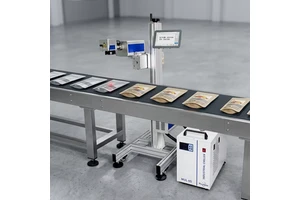 Automatic Online UV Flying Laser Coder for Production Line High Speed Date Batch QR Code Marking Machine CE Certificate