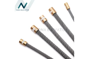 Universal Elevator Steel Wire Rope 8x19S 6/8/10/12/13/16mm Elevator Traction Cable for Hotel Apartment Mall Hospital Villa