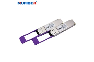Cisco Compatible 100G QSFP28 BIDI 10km 1270nm 1330nm Single LC DDM Single Mode Fiber Optical Transceiver Module