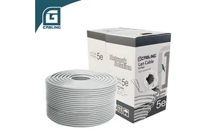 Gcabling Rj45 Flexible Ethernet Cable Utp Cat5e 305m 100mhz Elevator Exterior Outdoor Network Cable Drum for Networking Devices