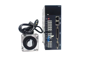 LICHUAN Servo Motor 400w 2500PPR 60mm Ac Servo Motor Driver Kit Wth Brake LCMT04L02NB-60M01330ZB+A4 Cnc Servos