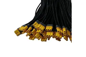 Custom MR30 3-Pin Silicone Wire Wiring Harness 18AWG OFC Battery Lead Cable Assembly For Robotics UAV ESC Motor FPV Drone