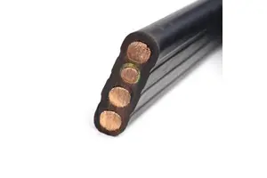 LIBIN YFFB 3*120+1*50 Stranded Copper High Quality Flexible Flat Elevator Lifting Cable Coil 300V/500V Special Elastomer