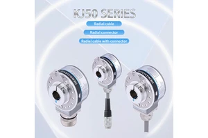 Single-turn Absolute Encoder with Parallel Gray KJ50 NPN PNP Interface 5bit-12bit Resolution 8/10/12/14/15mm Shaft for Motors