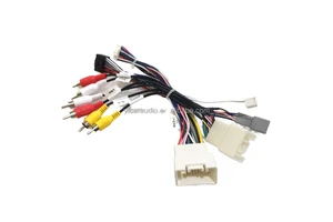 Mitsubishi Outlander Car Audio Wiring Harness 16pin Canbus Box Aftermarket Stereo Installation PVC Jacket Wire Adapter