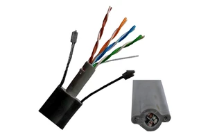 Flexible Flat Elevator Traveling Cable Utp Cat6 Lift Traveling Cable