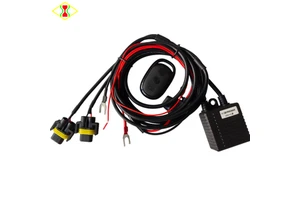 ACC Two-Speed Remote Control Harness Cable Assembly Wiring Kit 100W with PVC Insulation Materials H11
