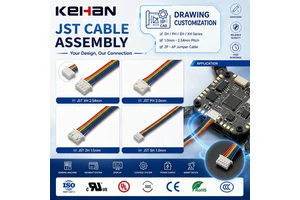 Custom JST Cable Assemblies 2P 3P 4P 5P 6P Jumper Electrical Wire Harness PVC 5mm 1.0 1.25 1.5 2.0 2.54mm Pitch JST ZH PH EH XH