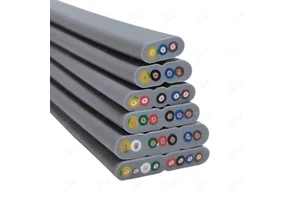 Flexible PVC Insulated Elevator and Crane Control Cable 12x0.75 mm with Stranded Copper Conductors Indoor Moving Applications