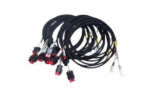 Customized Processing Smart Robot Wire Harness Servo Motor Cable PVC Jacket Bare Copper Conductor 12V IP65 Adapter Machines
