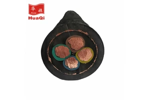 Huaqi Copper Tower Crane Cable Construction Elevator Passenger Hoist Cable CPE Jacket 5 Core ISO9001 for for Fortune 500