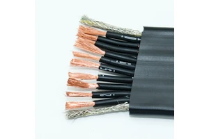 Elevator Flat Cable Electric Door Soft Flat Cable 2/3/4/5 Core 0.75/1/1.5/2.5/4/6 Mm2 Driving Flat Cable