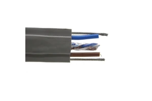 Lift Power Cable Flat Elevator CCTV Camera Cable with Cat6 Cat5e