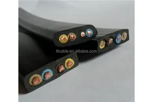 Flexible Elevator Cable Flat Cable 36c 0.75sqmm for Building