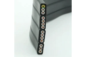 CE Certified Customised Multi-Core Flat Elevator Cable Solid Conductor Flat Travel Cable Used in Industrial Elevator Lift