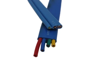 1.5mm 2.5mm 3-Core 4-Core Submersible Pump Wire 16A Rated Current Single Copper Conductor PVC/Rubber Jacket 500V Power Cable