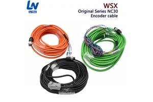 WSX NC30X New High Flex Servo Motor Extension Cable Encoder Feedback Wire Harness Power Signal Hybrid Motion Control Lead Long