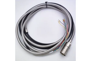Support Custom M23 12 Pin Aviation Plug Encoder Cable Wire Harness Assembly