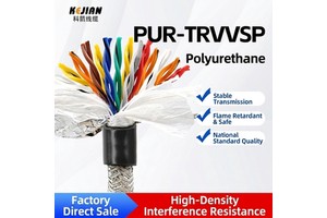 High Flexibility Copper Conductor Servo Encoder Cable TRVVSP Bending Resistant PVC Servo Control Link Twisted Pair Shielded Wire