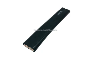 Yffb Yffbg Yvfb Industrial Flat Rubber Halogen-free Low Smoke Flame Retardant Crane Conveyor Elevator Cable 3X4 3X2.5 3X1.5 3X6