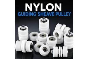 Nylon Guiding Sheave Pulley for Elevator Cable Crane Hoist High Wear Resistance Self-Lubricating OEM Available
