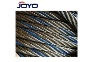 Elevator Rope,Ungalvanized 8X19S+FC for Elevator with Sisal Core Steel Wire Rope
