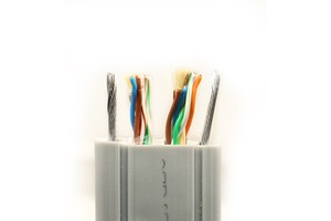 Customize Cat5e/Cat6 Stranded Copper PE Insulation Flat Elevator Traveling Cable with Steel Wires