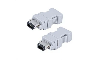 1394-6P Male Servo Plug Connector Self-Locking Encoder Cable Servo Drive Joint PBT Contact Industrial Use Bagged Boxed Packaging