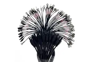 Shielded 30-Core Sensor Cable Assembly with M12 Connector for Factory Automation & Industrial Control Systems